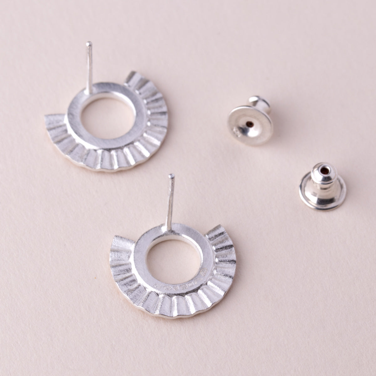 Sunray Earrings - Fairmined Silver - CLARA BREEN